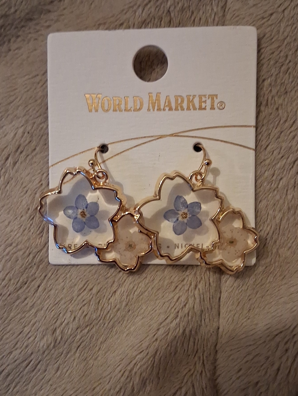 Dried Flower Earrings